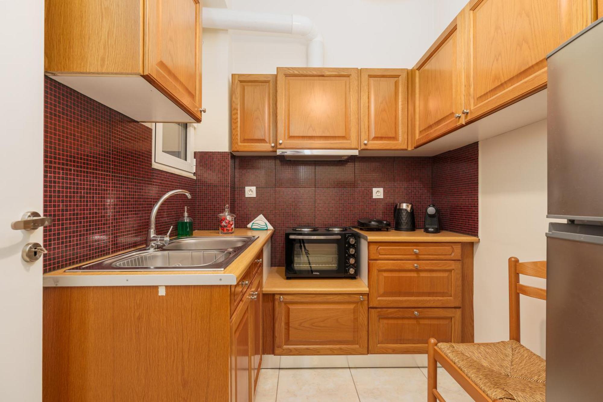 Nostos Apartment, With A Spacious Backyard Artemida  Luaran gambar